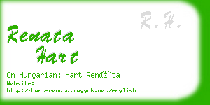 renata hart business card